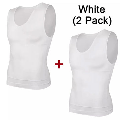 2-pack Men's slimming compression shirts