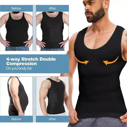 2-pack Men's slimming compression shirts