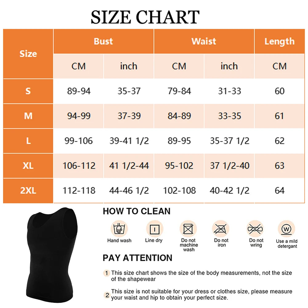 2-pack Men's slimming compression shirts